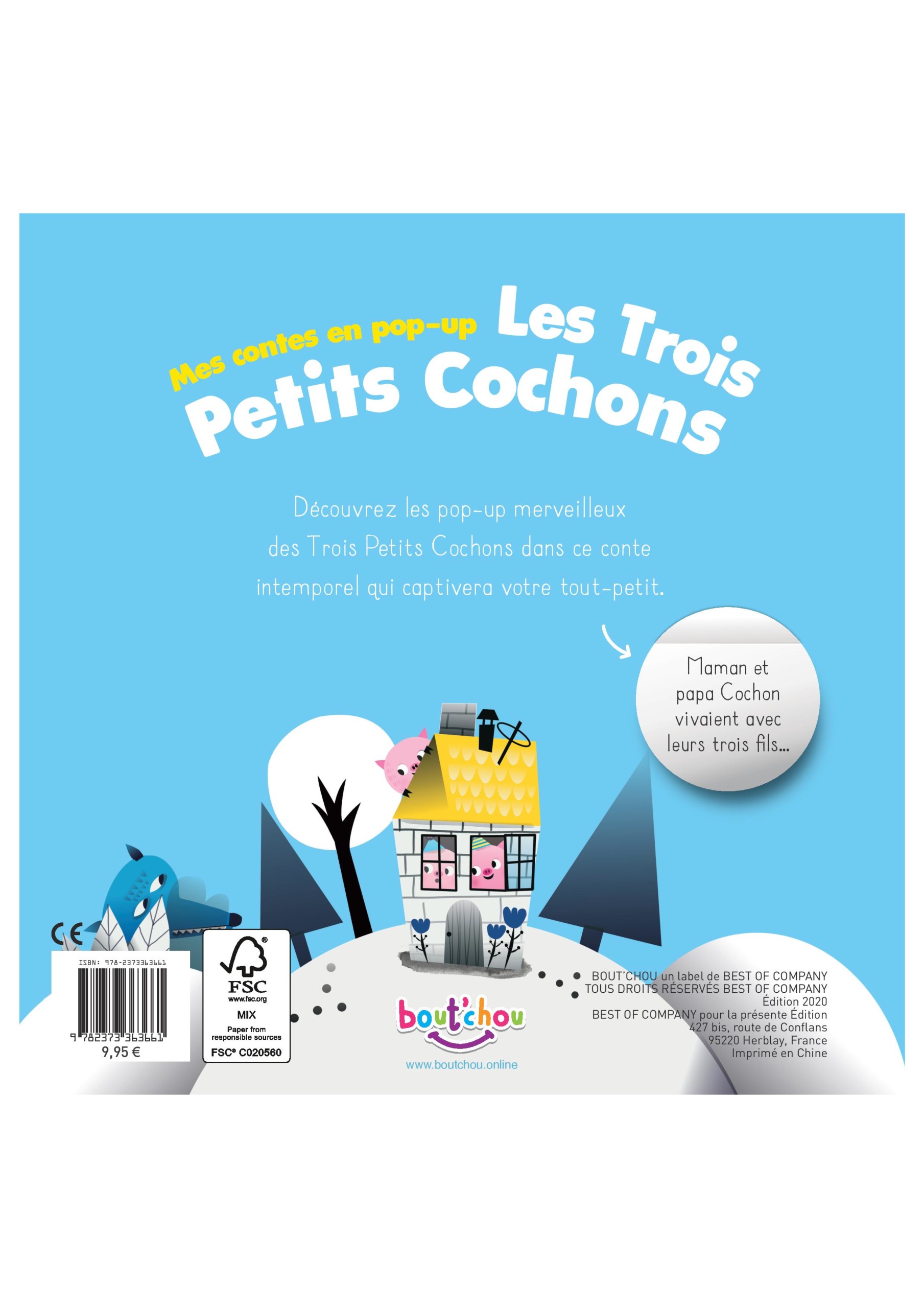 MES CONTES EN POP-UP : LES TROIS PETITS COCHONS - Boutchou