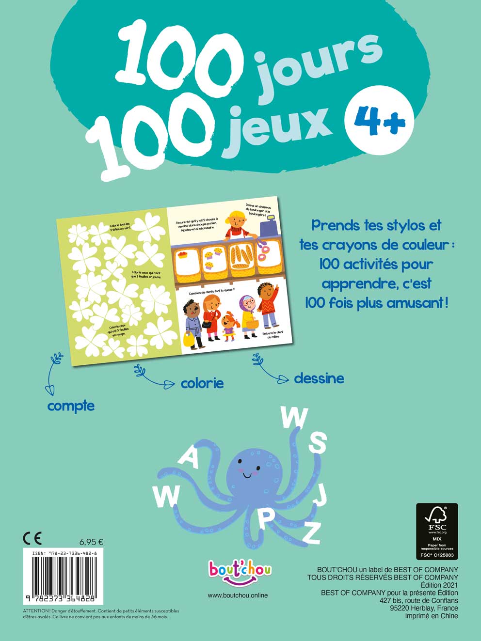 100 jours - 100 jeux 4 ans + - Boutchou