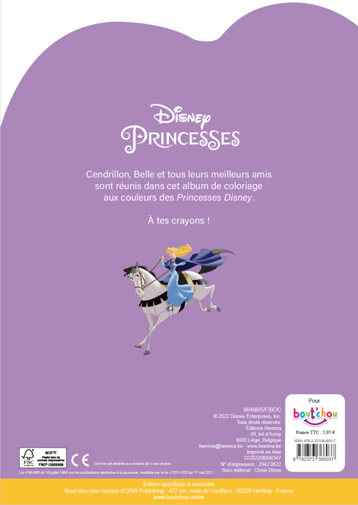 Hello colo : Disney princesse N°1