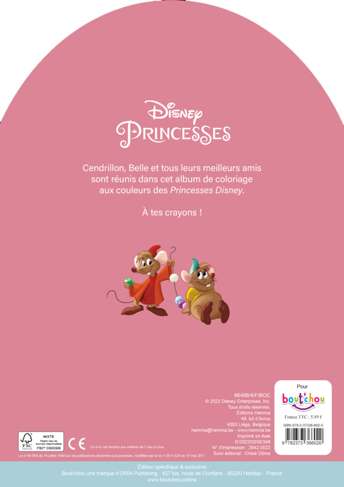 Hello colo : Disney Princesses N°2