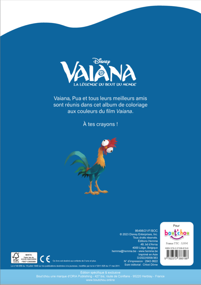 Hello colo : Vaiana N°2