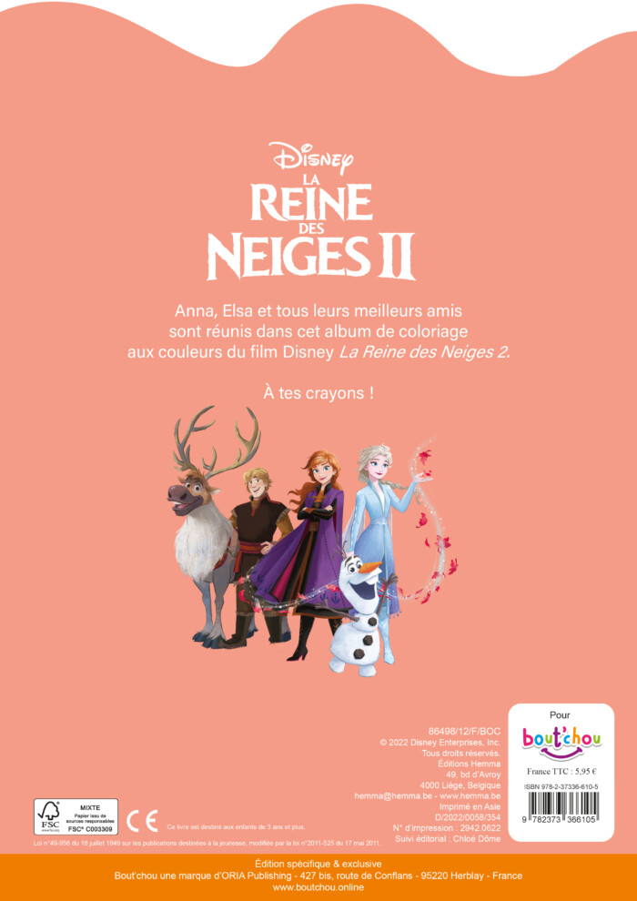 Hello colo : La Reine des Neiges II N°4
