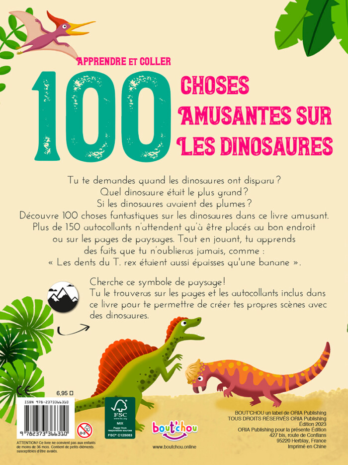 100 Choses amusantes sur les dinosaures